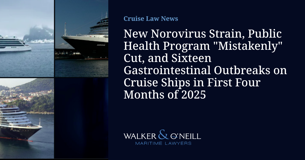 New Norovirus Strain, Public Health Program 