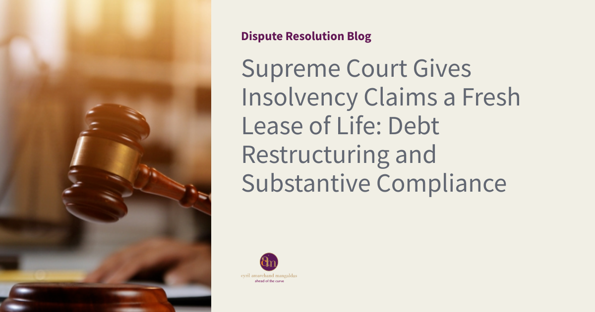 Supreme Court Gives Insolvency Claims a Fresh Lease of Life: Debt ...