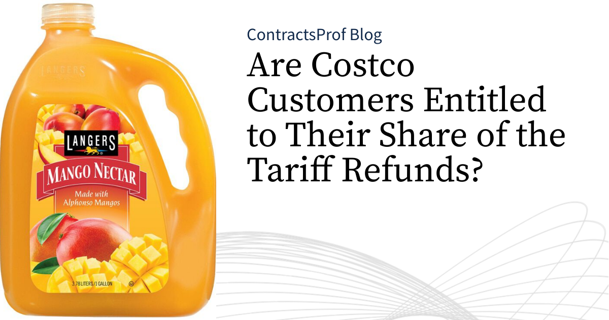 Are Costco Customers Entitled to Their Share of the Tariff Refunds?