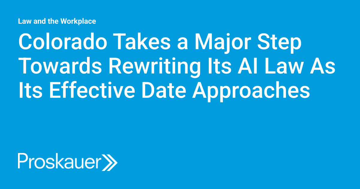 Colorado da un paso importante hacia la modificación de su ley de inteligencia artificial a medida que se acerca su fecha efectiva