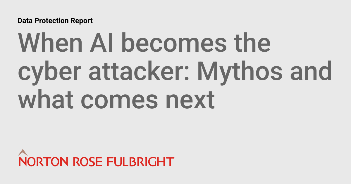 When AI becomes the cyber attacker: Mythos and what comes next