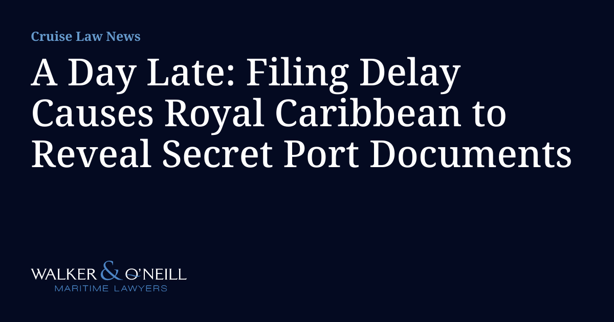 Суд обязал Royal Caribbean раскрыть контракты с властями Ямайки по спорному проекту порта