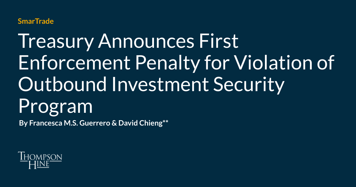 US Treasury fines Amidi LLC $200,000 for unreported AI investment in China