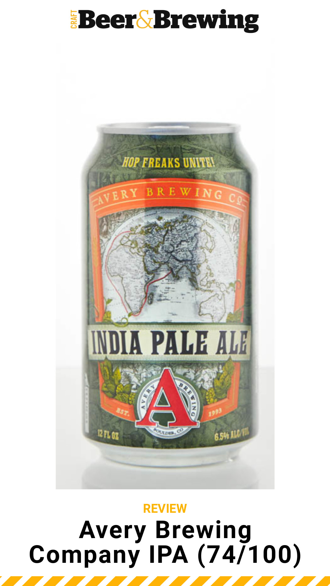 Review Avery Brewing Company IPA Craft Beer & Brewing