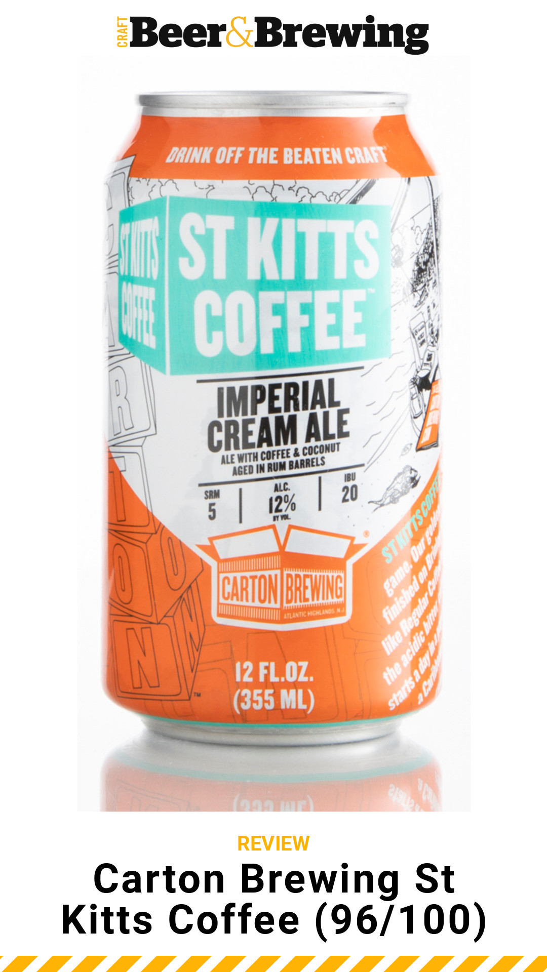Review Carton Brewing St Kitts Coffee Craft Beer & Brewing