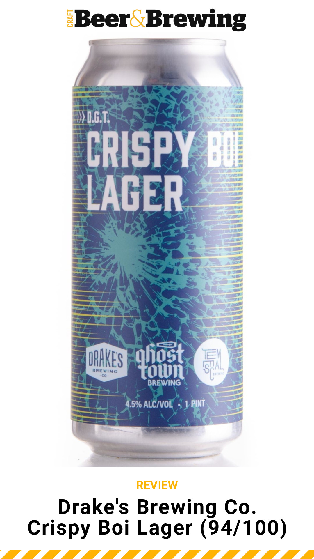 Review Drake's Brewing Co. Crispy Boi Lager Craft Beer & Brewing