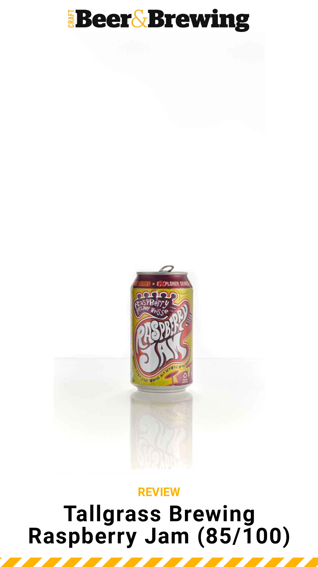 Review Tallgrass Brewing Raspberry Jam Craft Beer & Brewing