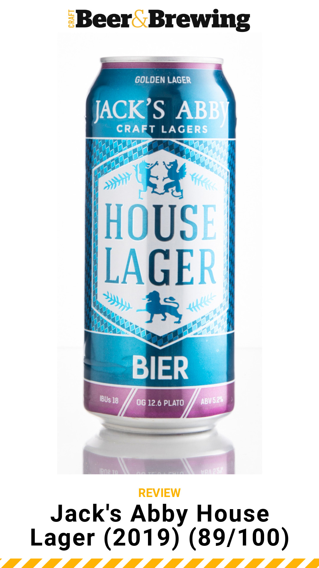 Review Jack's Abby House Lager (2019) Craft Beer & Brewing