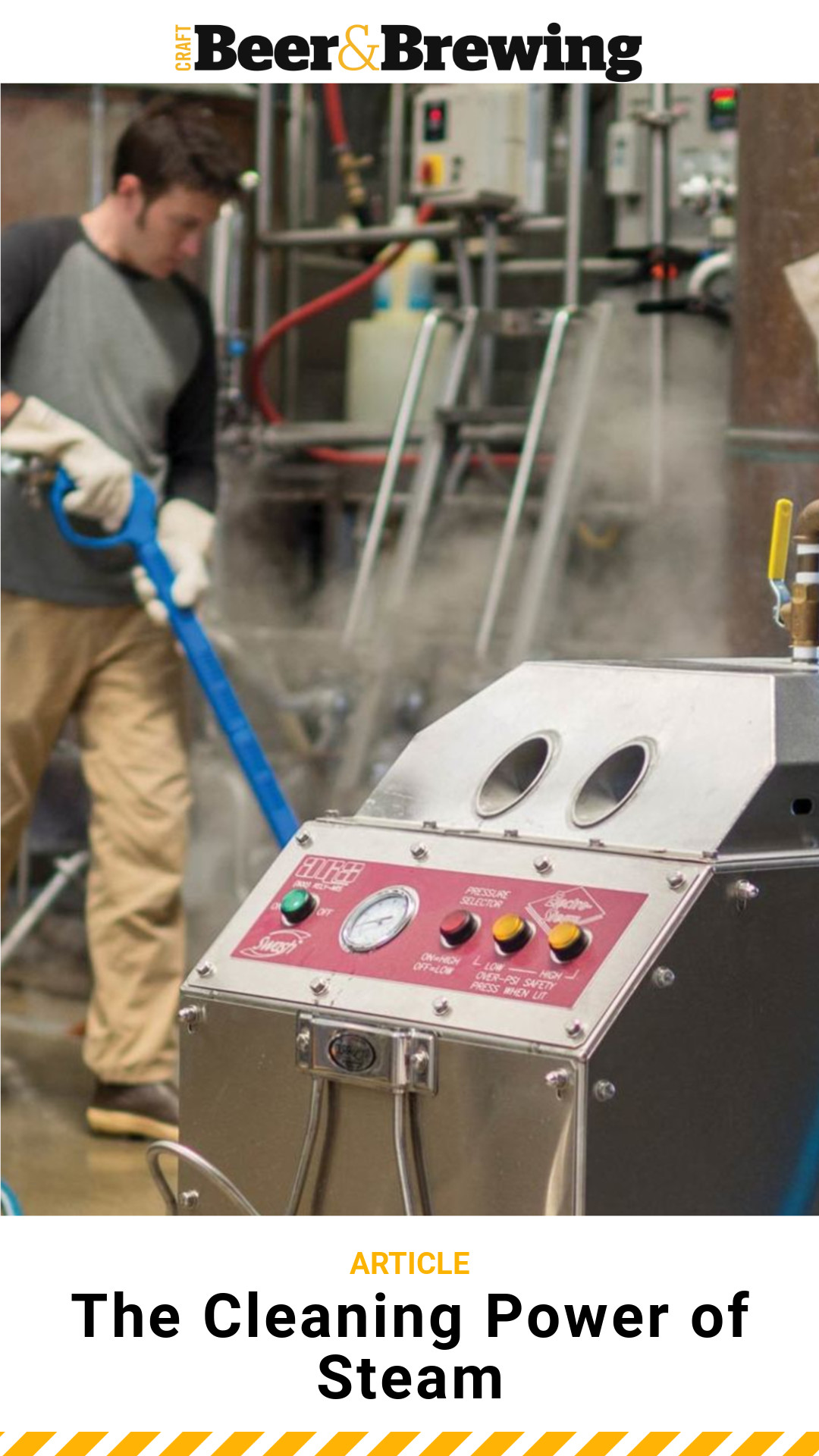 The Cleaning Power of Steam Brewing Industry Guide
