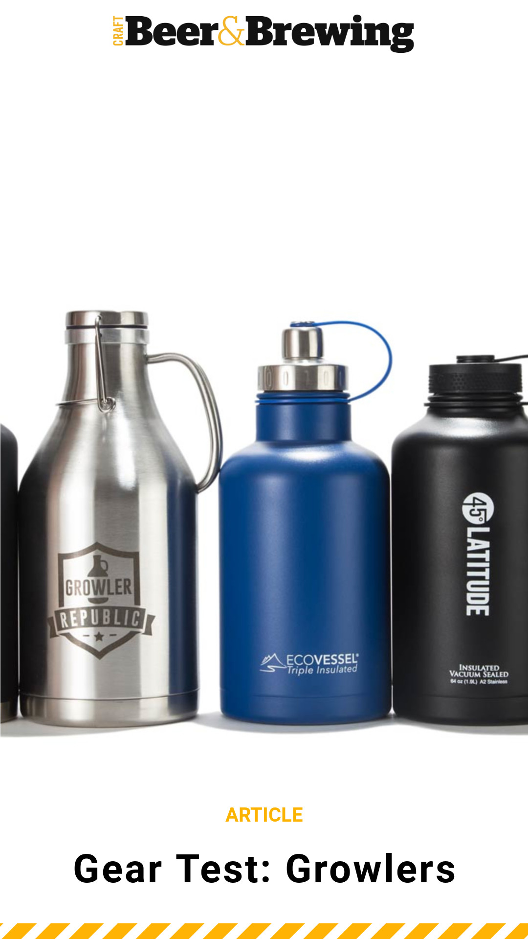 Gear Test Growlers Craft Beer & Brewing