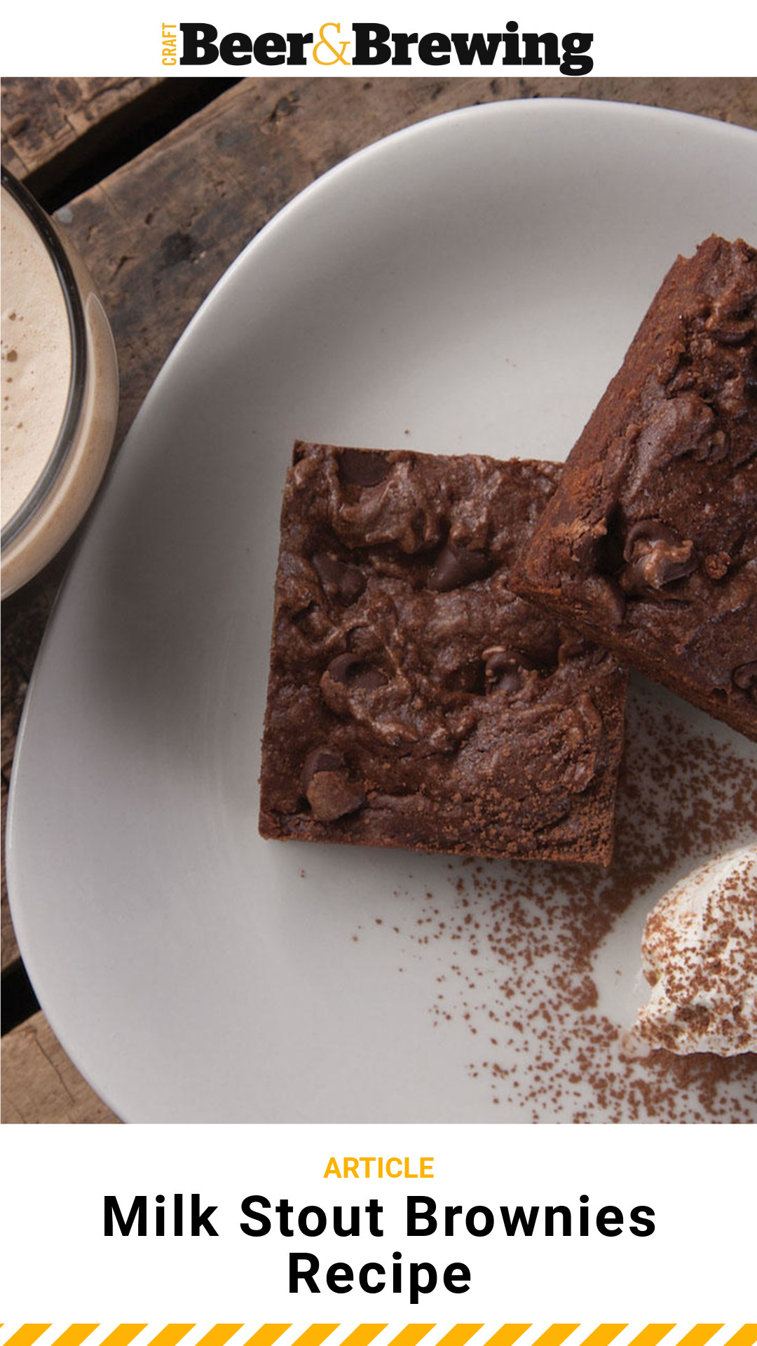 Milk Stout Brownies Recipe Craft Beer & Brewing