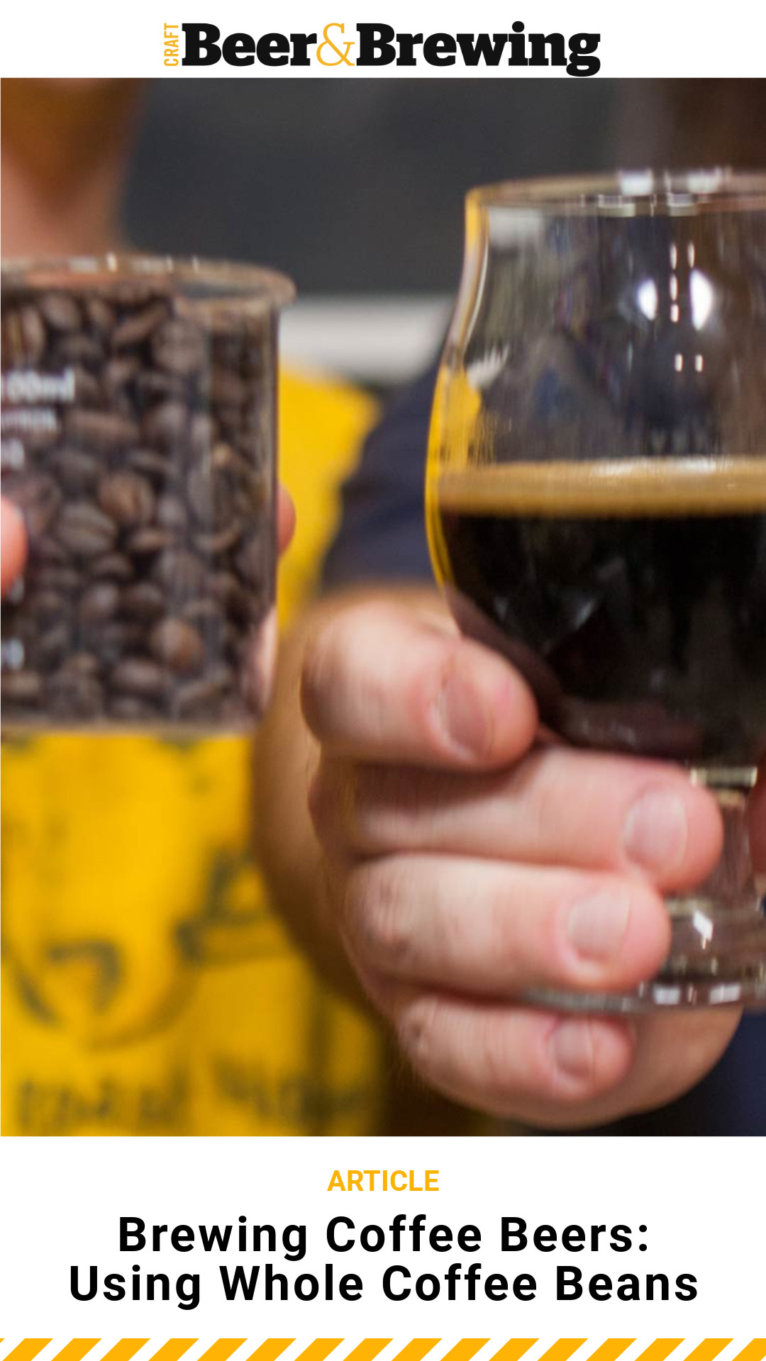 Brewing Coffee Beers Using Whole Coffee Beans Craft Beer & Brewing