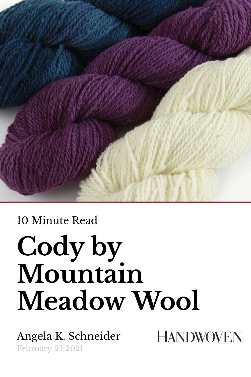 Cody by Mountain Meadow Wool Handwoven