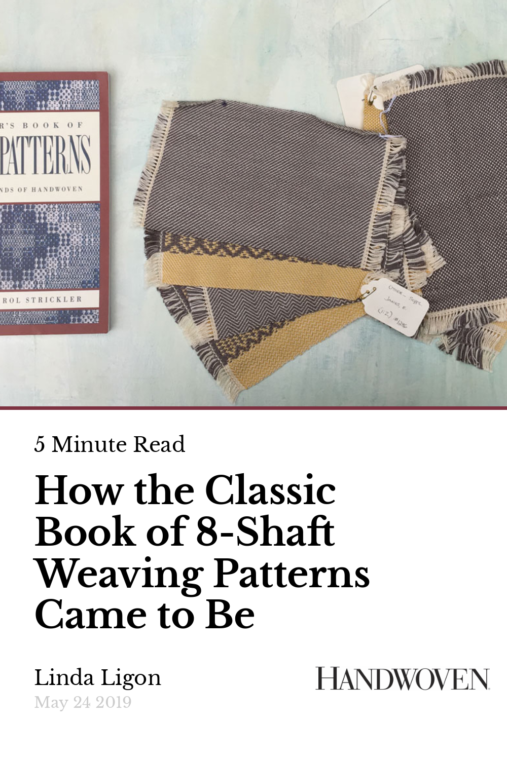 How the Classic Book of 8Shaft Weaving Patterns Came to Be Handwoven