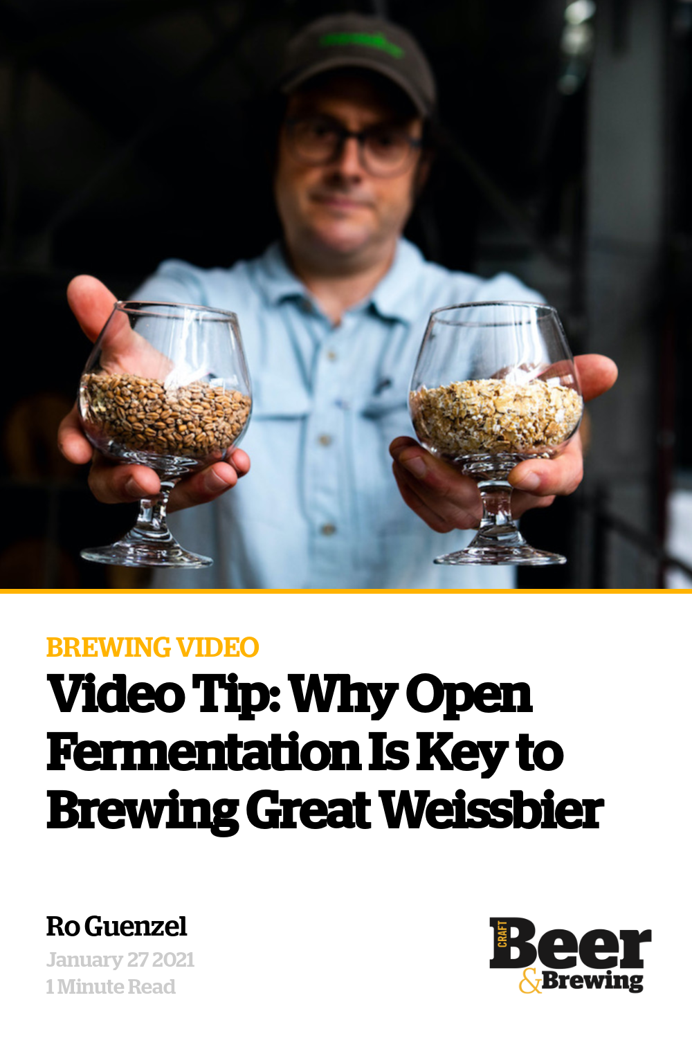 Video Tip Why Open Fermentation Is Key to Brewing Great Weissbier