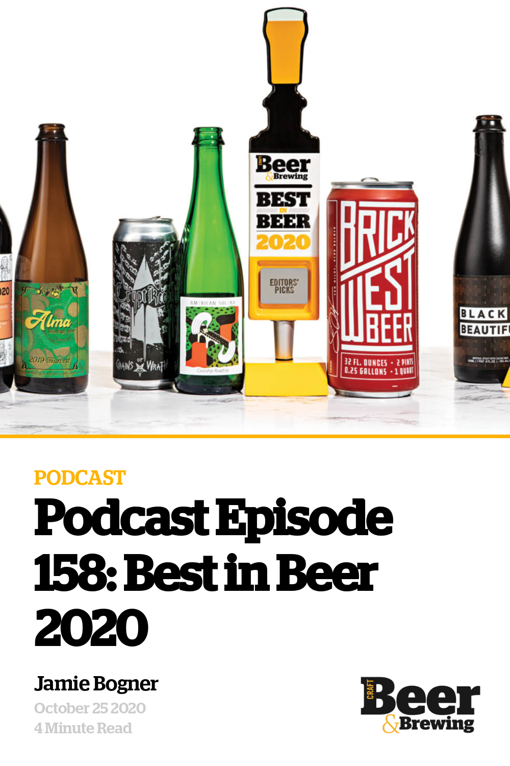 Podcast Episode 158 Best in Beer 2020 Craft Beer & Brewing