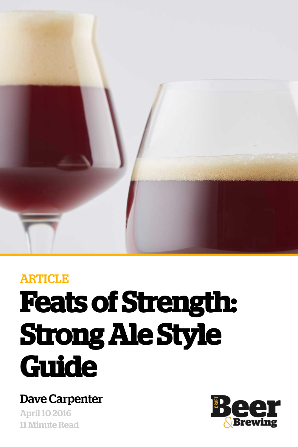 Feats of Strength Strong Ale Style Guide Craft Beer & Brewing