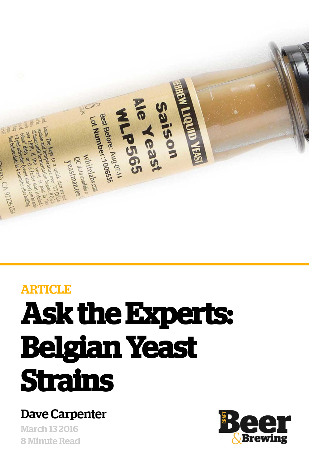 Ask the Experts Belgian Yeast Strains Craft Beer & Brewing