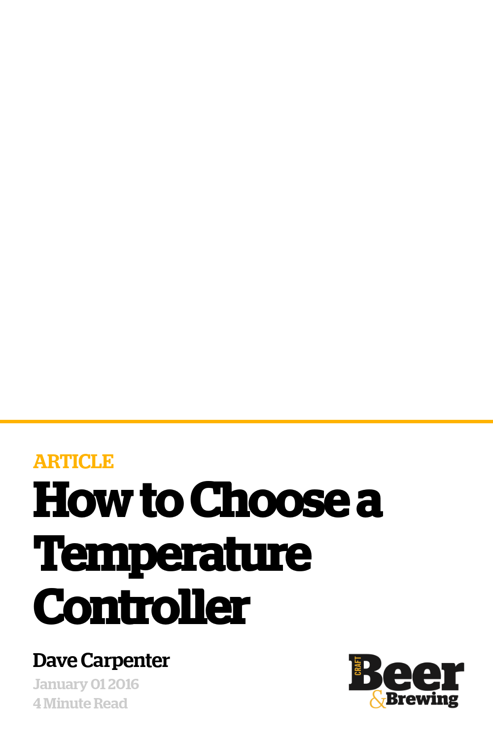 How to Choose a Temperature Controller Craft Beer & Brewing
