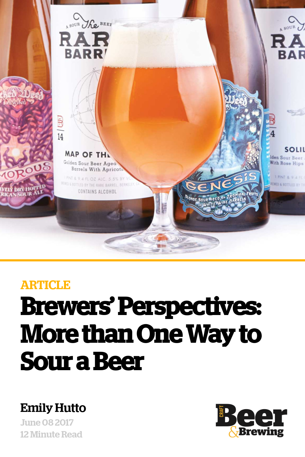 Brewers’ Perspectives More than One Way to Sour a Beer Craft Beer