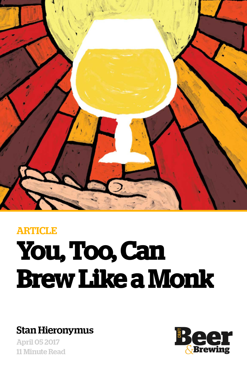You, Too, Can Brew Like a Monk Craft Beer & Brewing