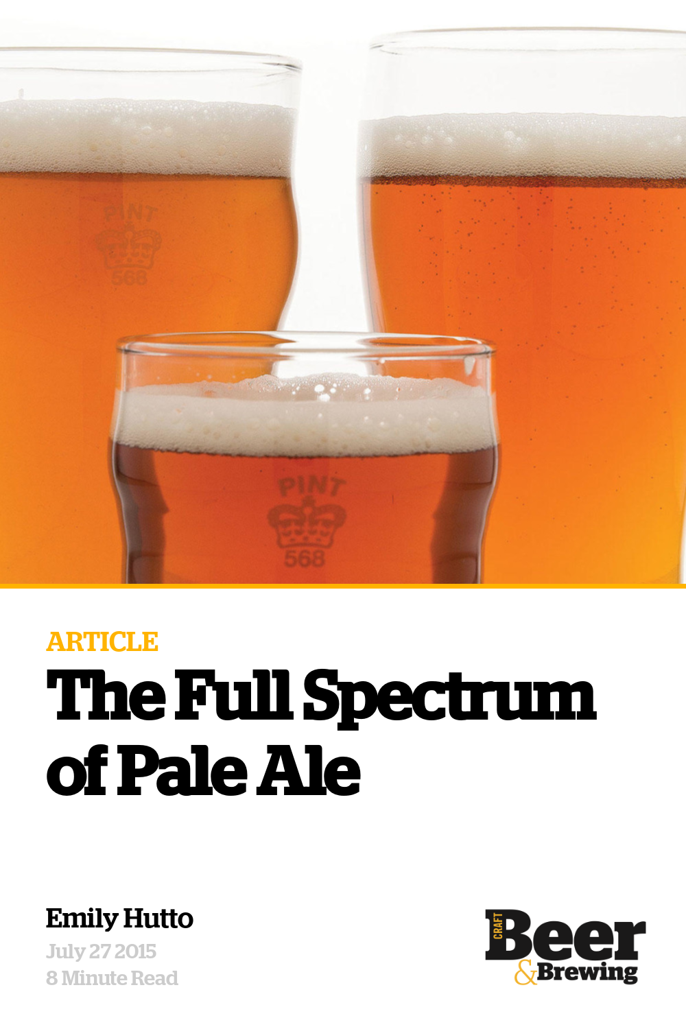 The Full Spectrum of Pale Ale Craft Beer & Brewing