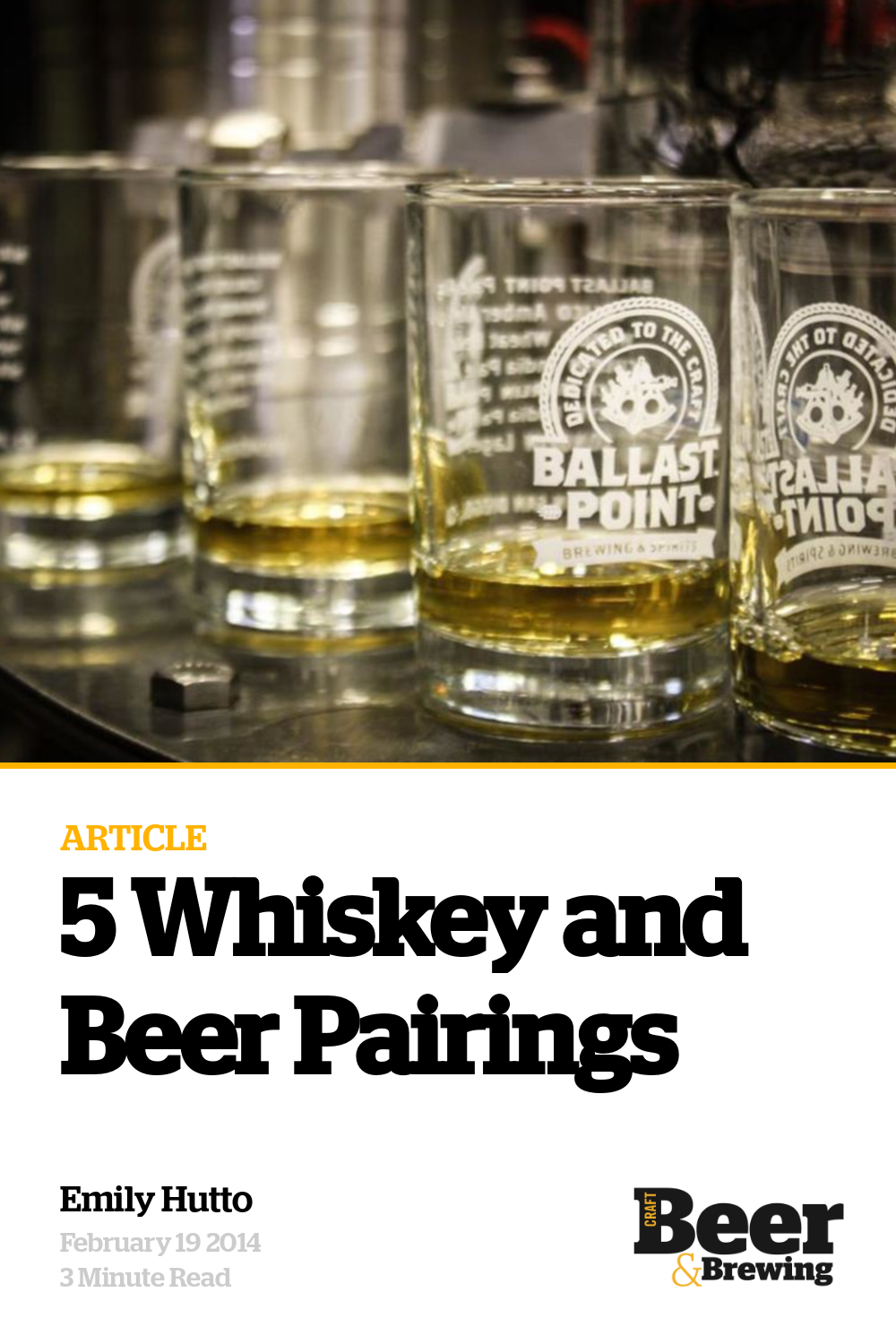 5 Whiskey and Beer Pairings Craft Beer & Brewing