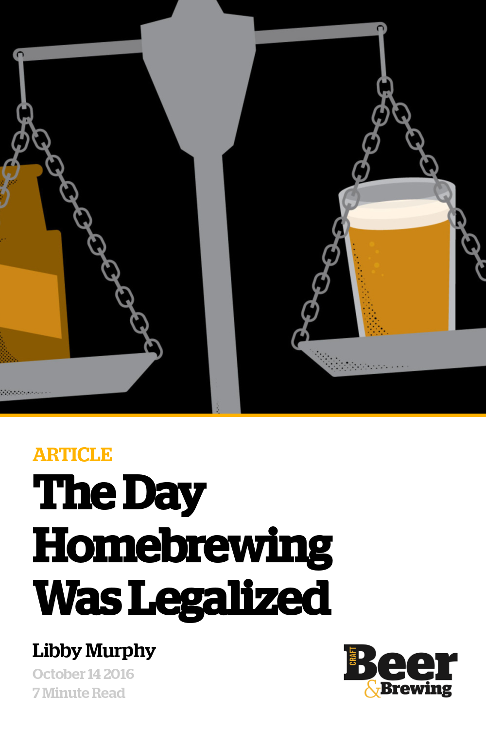The Day Homebrewing Was Legalized Craft Beer & Brewing