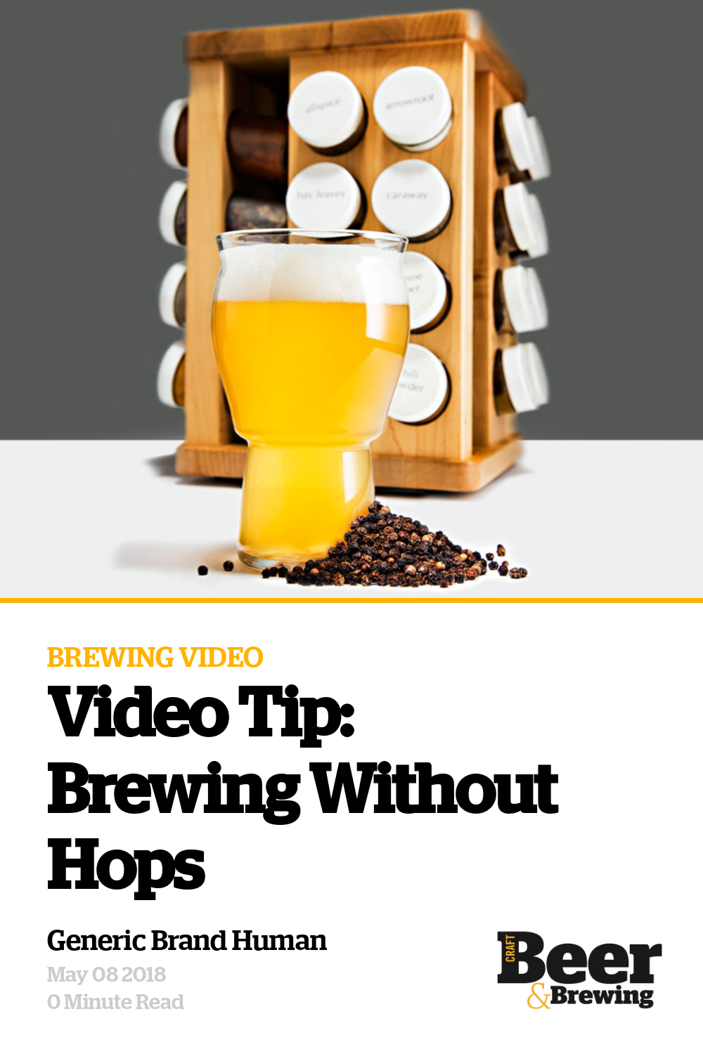 Video Tip Brewing Without Hops Craft Beer & Brewing