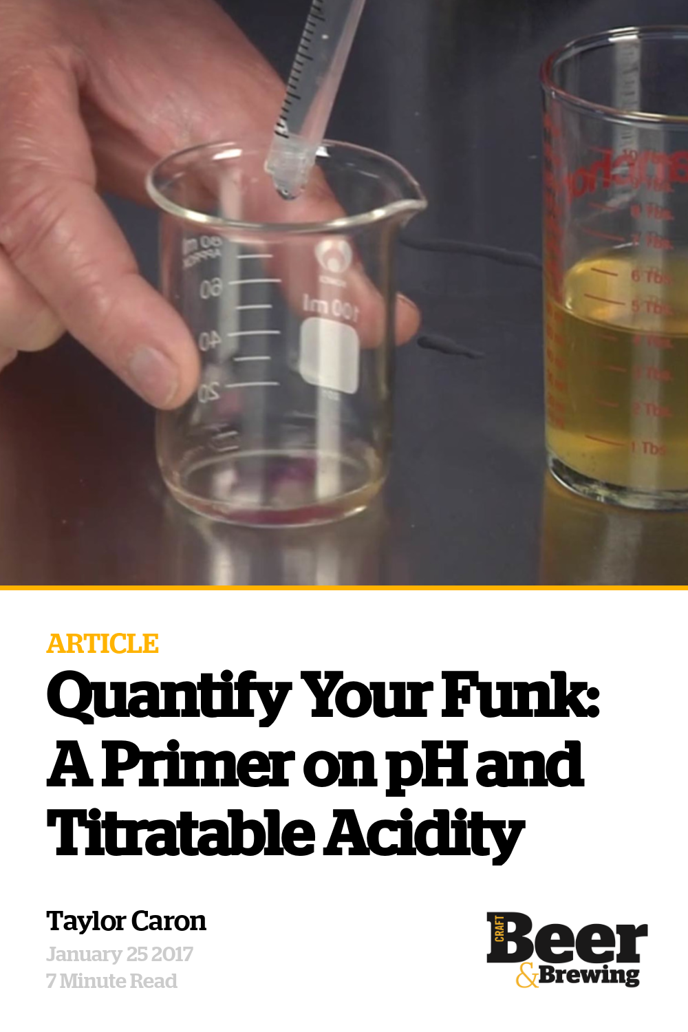 Quantify Your Funk A Primer on pH and Titratable Acidity Craft Beer & Brewing
