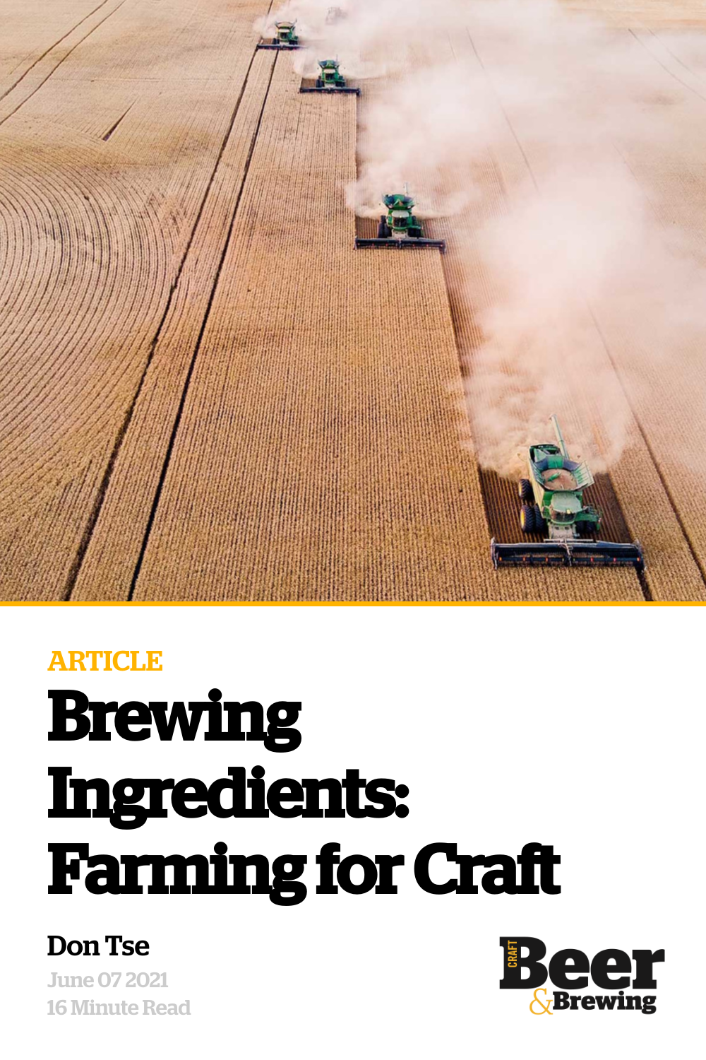 Farming for Craft New Barley & Malt Varieties Respond to Brewer Demand