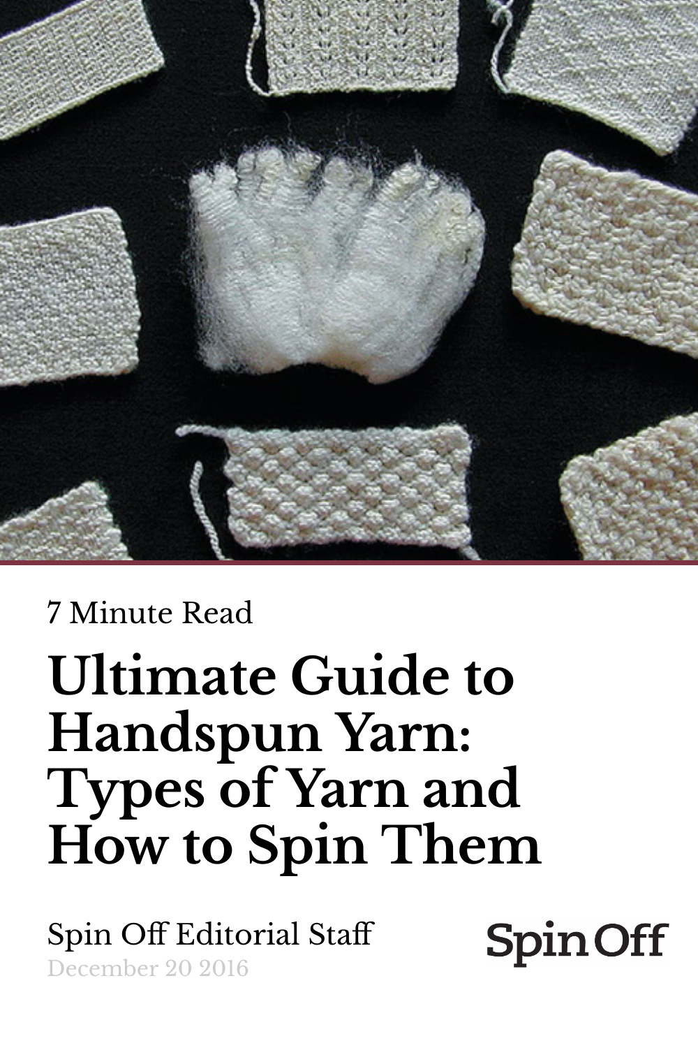 Ultimate Guide to Handspun Yarn: Types of Yarn and How to Spin Them ...