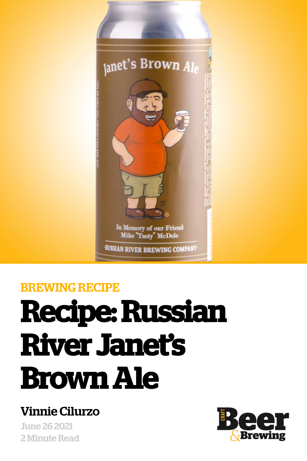 Recipe Russian River Brown Ale Craft Beer & Brewing