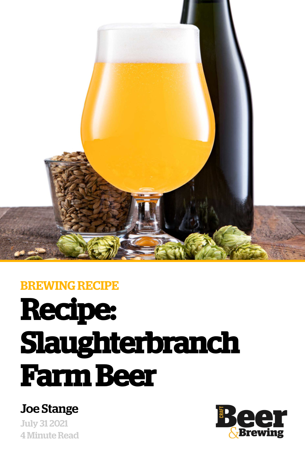 Recipe Slaughterbranch Farm Beer Craft Beer & Brewing