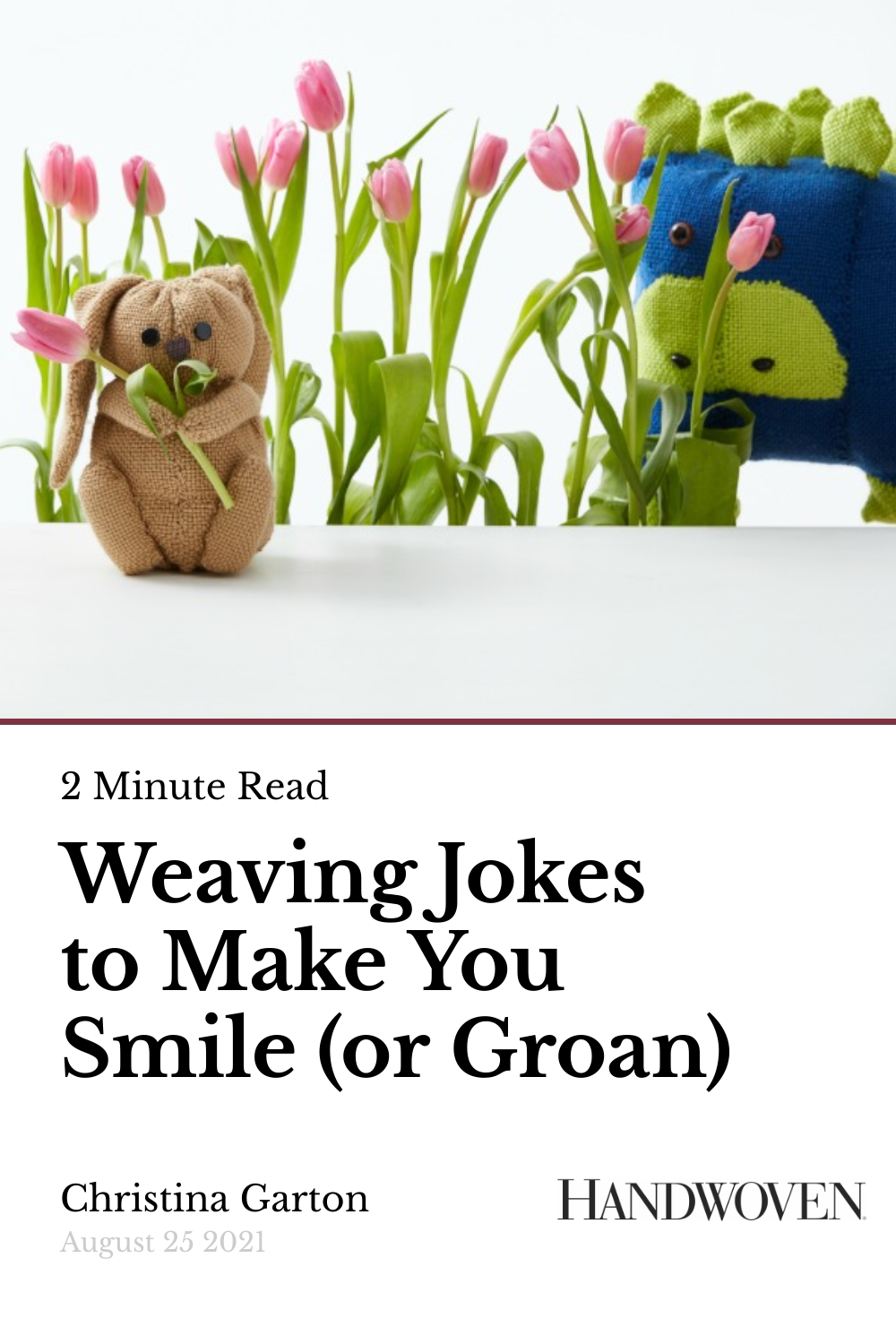 Weaving Jokes to Make You Smile (or Groan) Handwoven