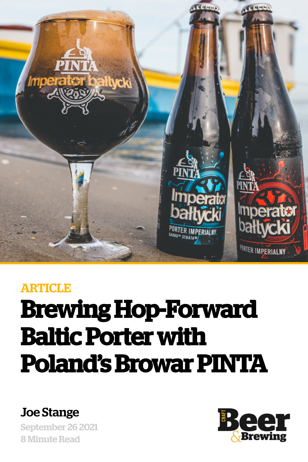 Brewing HopForward Baltic Porter with Poland’s Browar PINTA Craft