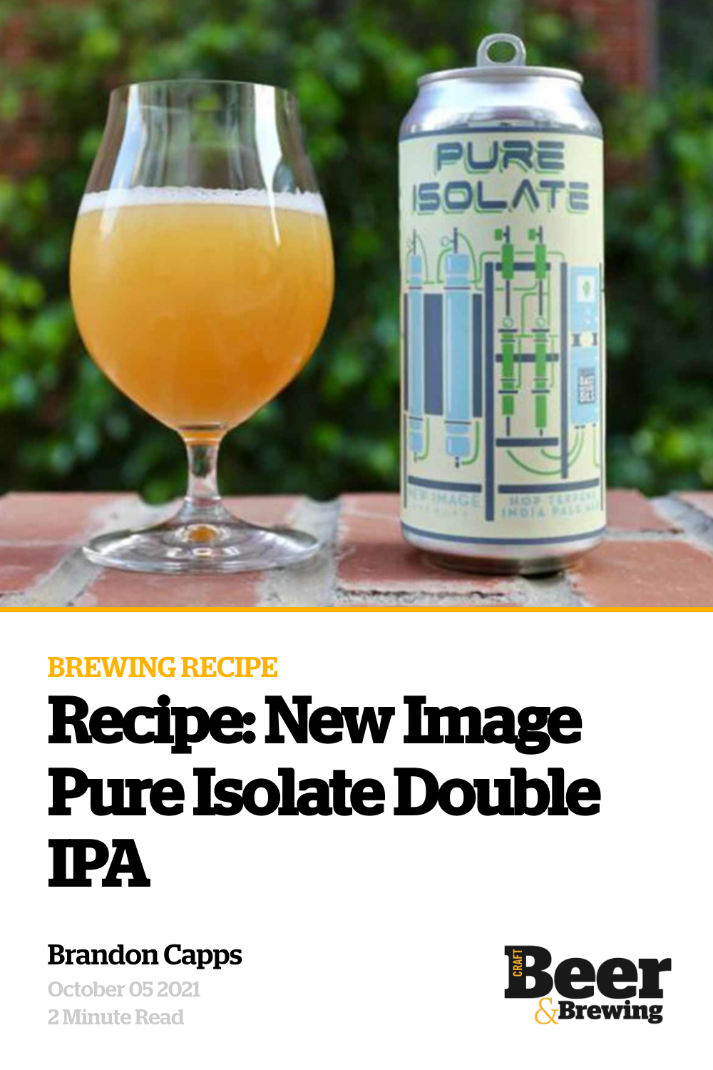 Recipe New Image Pure Isolate Double IPA Craft Beer & Brewing