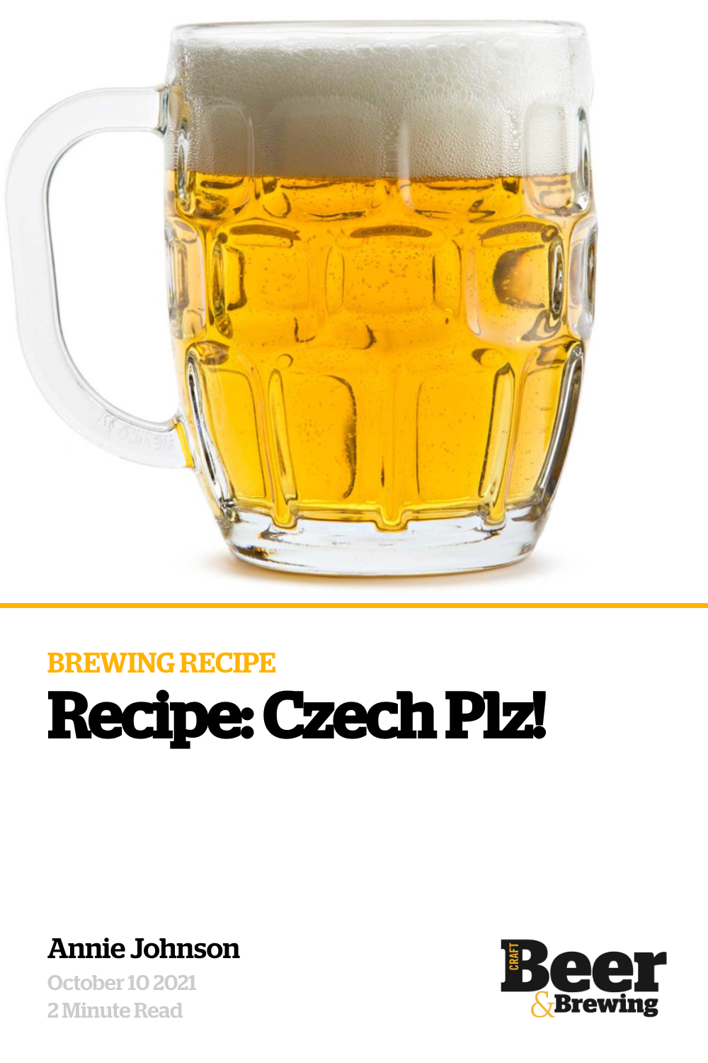 Recipe Czech Plz! Craft Beer & Brewing