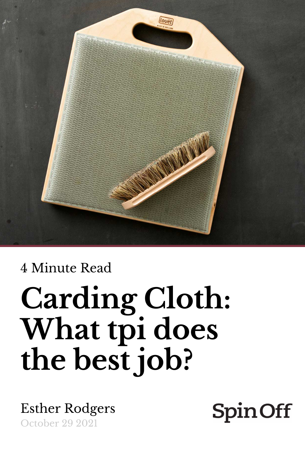 Carding Cloth: What tpi does the best job? | Spin Off